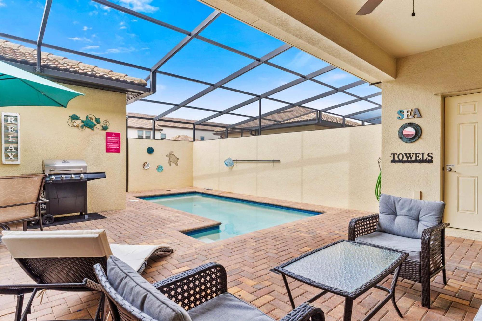 Townhome With Private Pool, Bbq & Free Waterpark Kissimmee Dış mekan fotoğraf